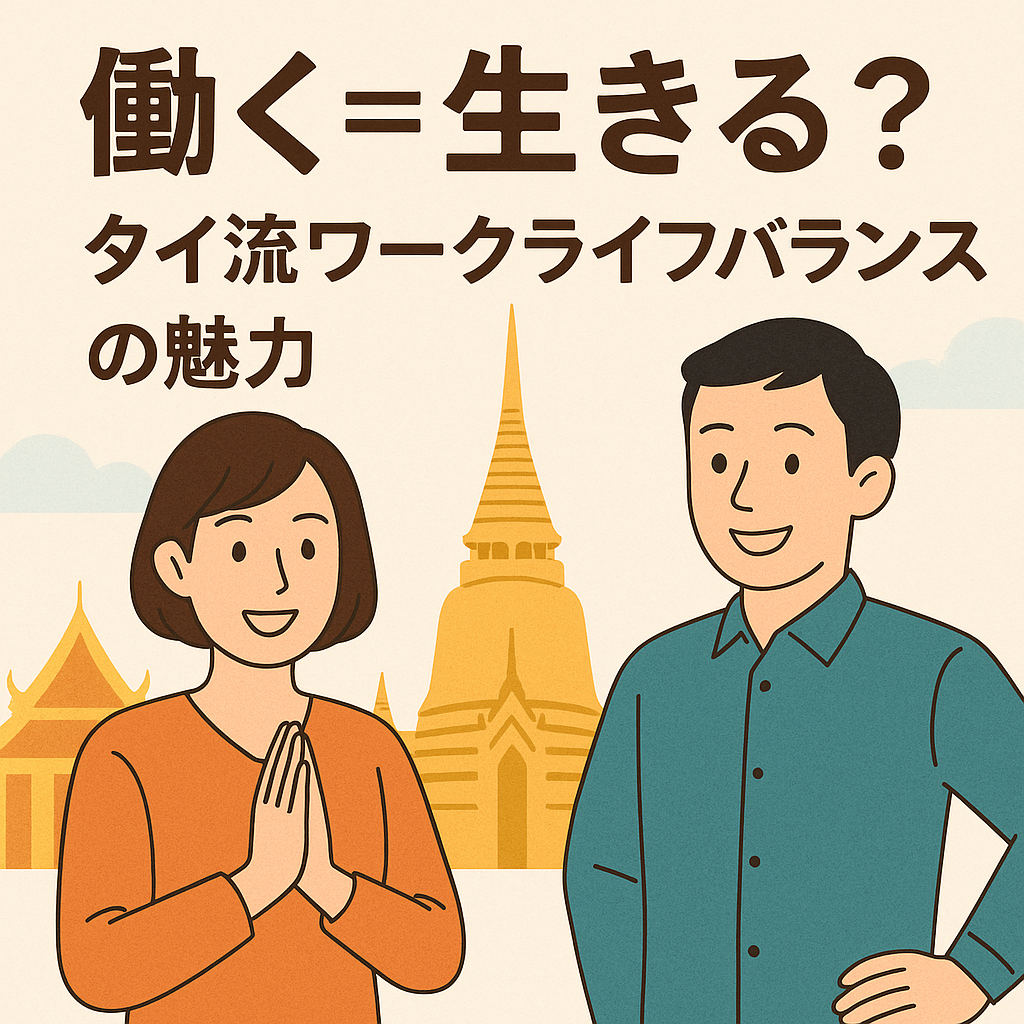 働く=生きる?タイ流ワークライフバランスの魅力