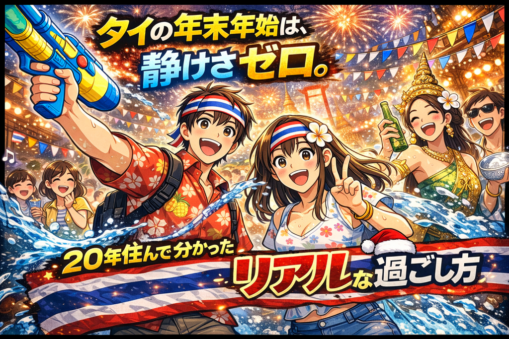 タイの年末年始は、静けさゼロ。体験100%！20年住んで分かったリアルな過ごし方