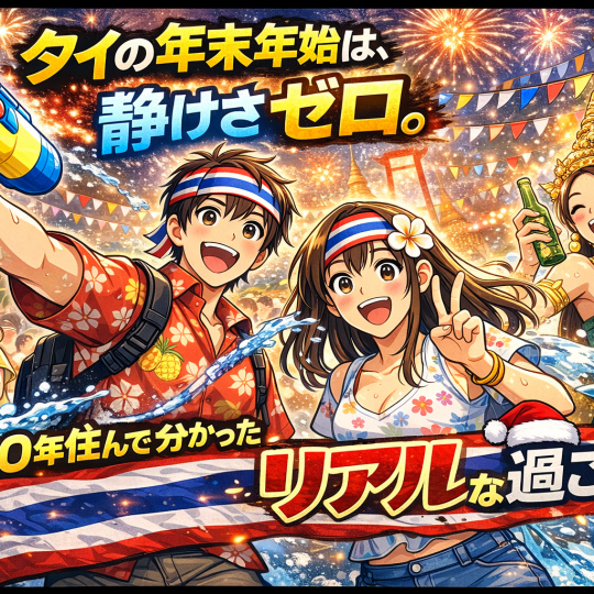 タイの年末年始は、静けさゼロ。体験100%！20年住んで分かったリアルな過ごし方