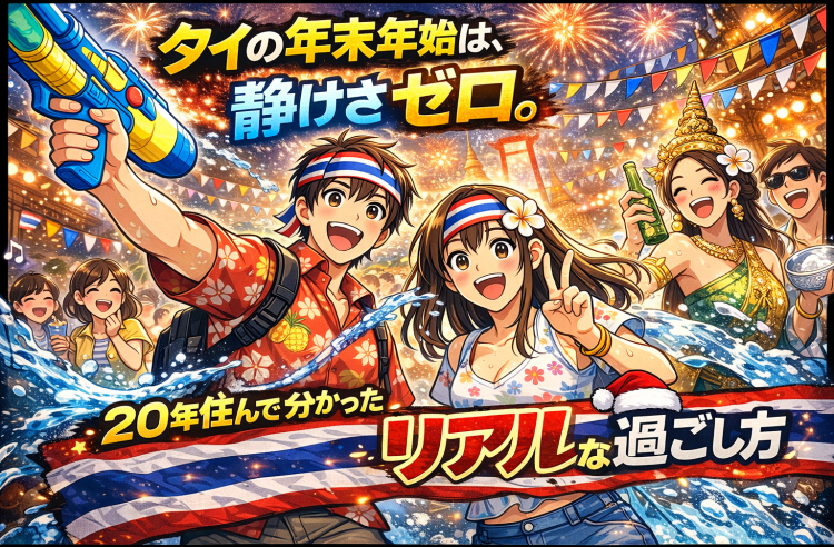 タイの年末年始は、静けさゼロ。体験100%！20年住んで分かったリアルな過ごし方