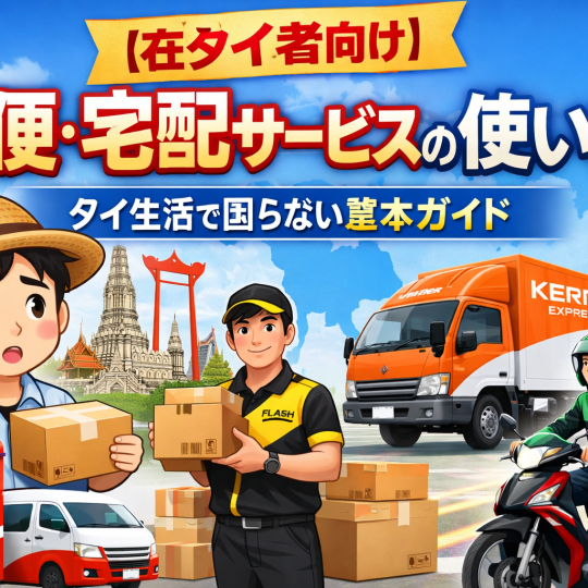 【在タイ者向け】郵便・宅配サービスの使い方｜タイ生活で困らない基本ガイド