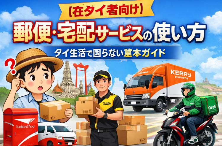 【在タイ者向け】郵便・宅配サービスの使い方｜タイ生活で困らない基本ガイド
