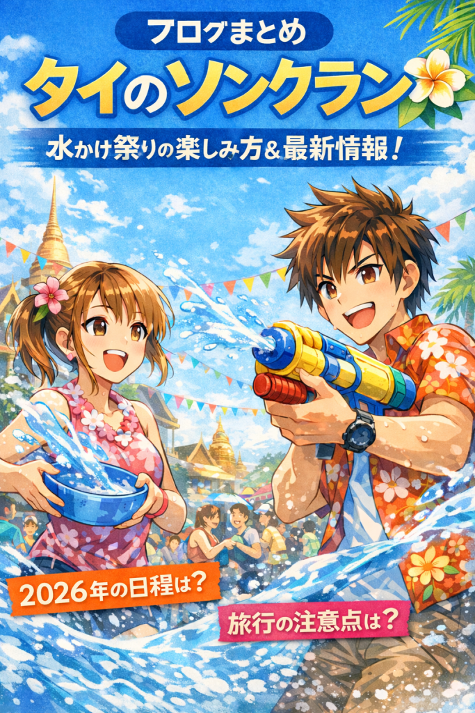 タイのソンクランとは？2026年の日程・楽しみ方・注意点を在タイ20年の筆者が解説