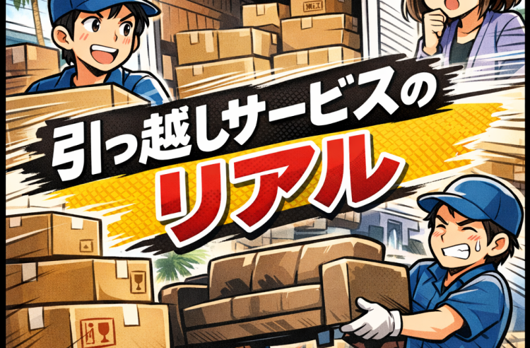 引っ越しサービスのリアル
