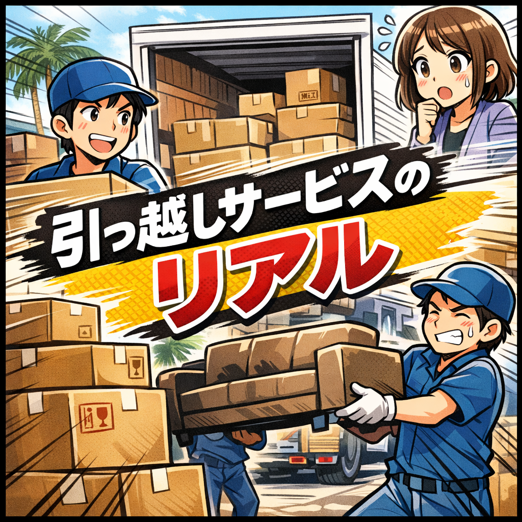 引っ越しサービスのリアル
